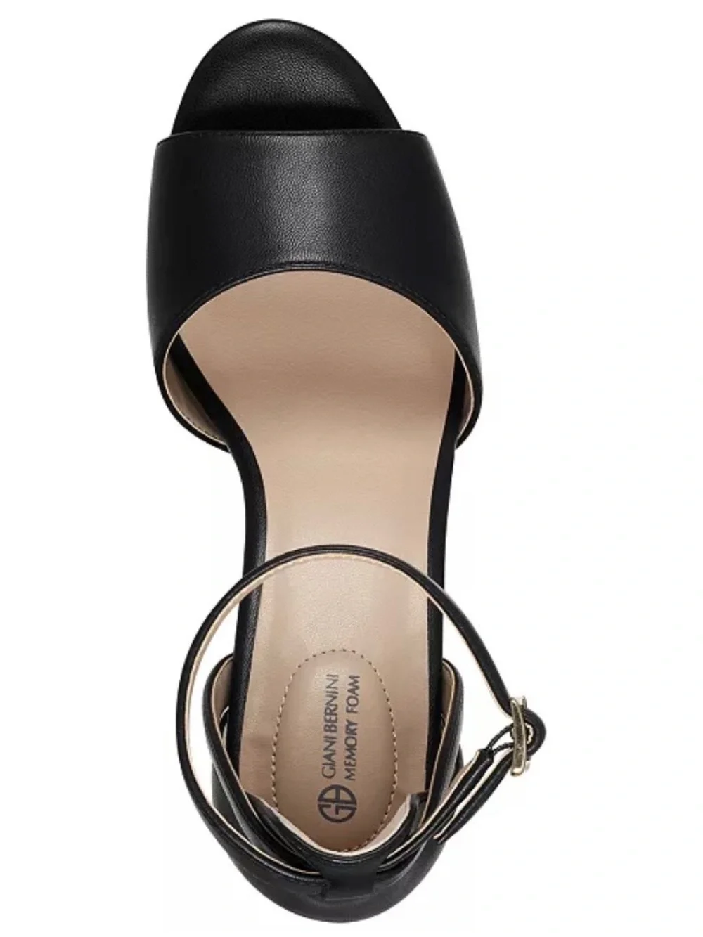 Giani Bernini-Classic Black Open-Toe Women's Sandals